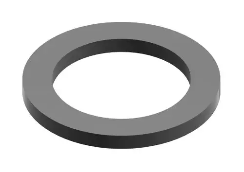 Flachdichtung in runder Form, passend für verschiedene Anwendungen, dargestellt in neutraler Farbe. Das Produkt stammt von Bosch.